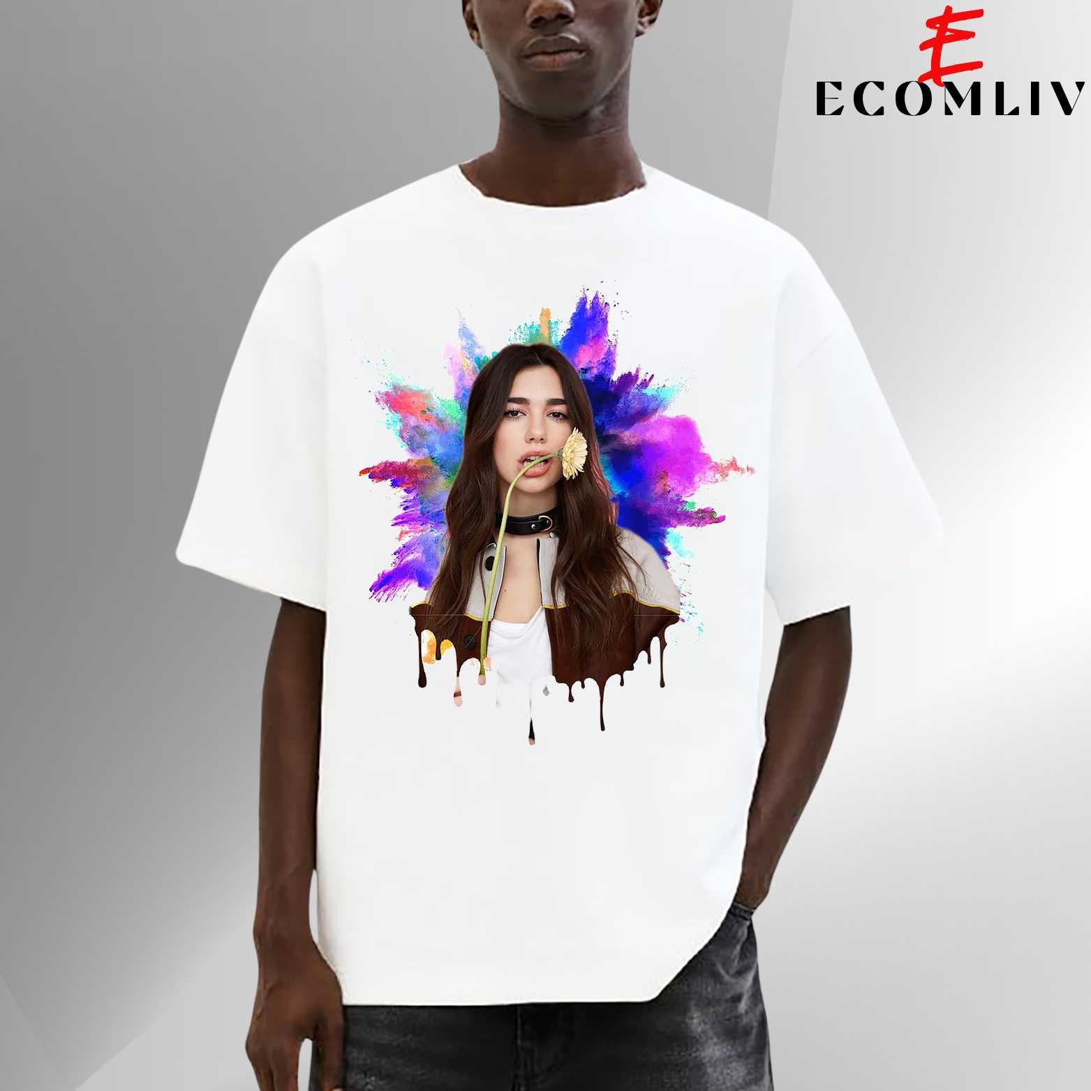 Dua Lipa Unisex T Shirt, Streetwear Fan Merch